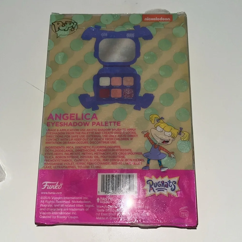 Nickelodeon Funko POP - Angelica Eyeshadow Palette - Purple and Yellow